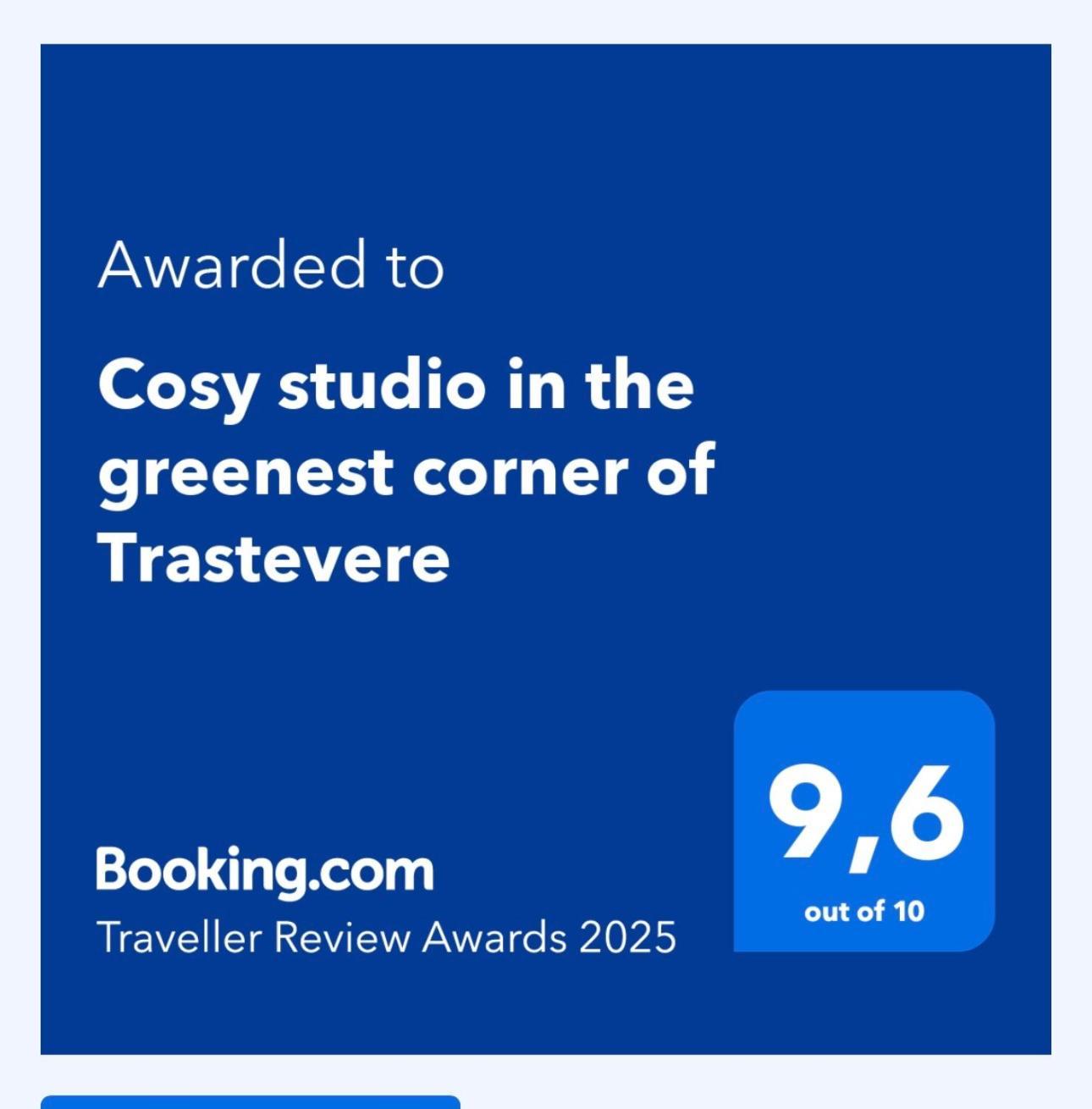 Cosy Studio In The Greenest Corner Of Trastevere Roma Exterior foto